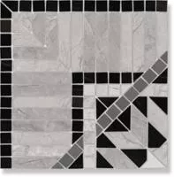 Декор Via Appia Cant. Corfu Negro 21.7x21.7 от Vives Ceramica (Испания)