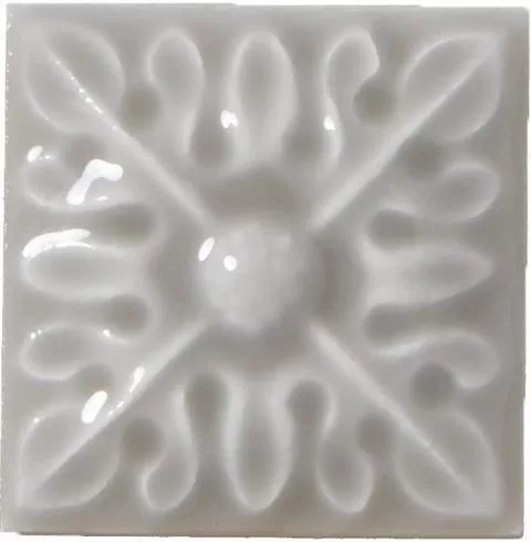 Декор STUDIO ВСТАВКА RELIEVE FLOR № 2 GRAYSTONE (ADST4066) 3x3 от ADEX (Испания)