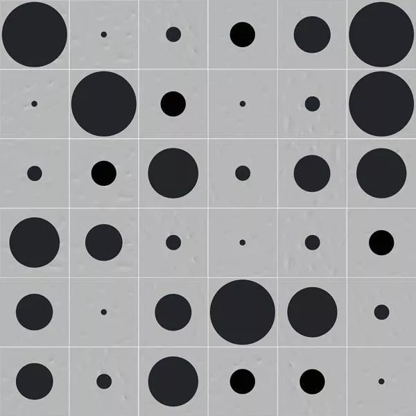 Декор Filippo Soul Tondo Gris 20x20 от Vives Ceramica (Испания)