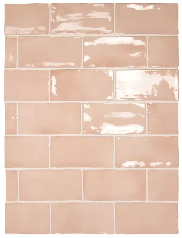 Настенная плитка MANACOR BLUSH PINK 26904 7.5x15  Equipe Ceramicas