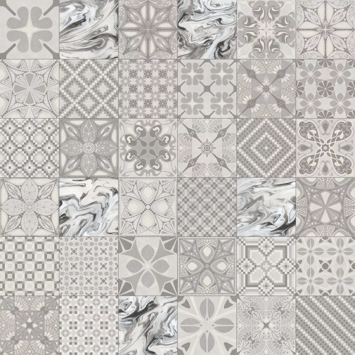 Декор 1900 Tassel Perla 20x20 от Vives Ceramica (Испания)