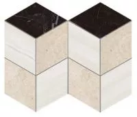 Мозаика керамогранит Marvel Stone Mosaico Esagono Geo Warm Lapp. (AS2M) 25.4x35.2 от Atlas Concorde (Италия)