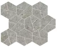 Мозаика Boost Stone Grey Mosaico Hex (A7CZ) 25x28.5 от Atlas Concorde (Италия)