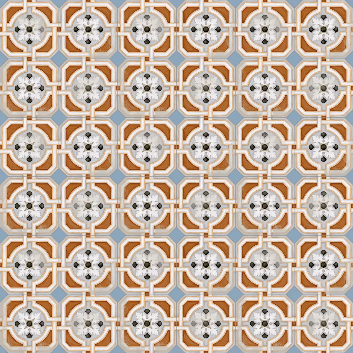 Декор Octogono Zimer Multicolor 20x20 от Vives Ceramica (Испания)