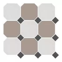 Topcer Мозаика (Field materials) Мозаика керамическая сетка 30х30 см (цвет 16 + цвет 06 + цвет 30)