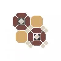 Topcer Victorian designs and borders Мозаика керамическая сетка 24,8x24,8 см