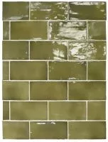 Настенная плитка MANACOR BASIL GREEN 26908 7.5x15  Equipe Ceramicas