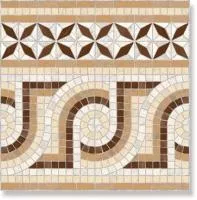 Декор Via Appia Cen. Nola Marron 43.5x43.5 от Vives Ceramica (Испания)