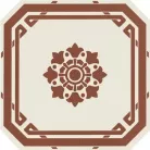 Grazia Old England Фон-декор октагон Кирпичный 20х20 см
