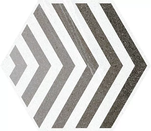 Керамогранит Hexagono Lacroix Gris 23x26.6 от Vives Ceramica (Испания)