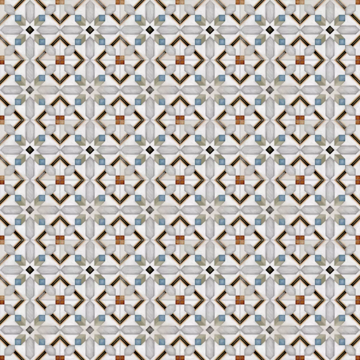 Декор Demel Multicolor 20x20 от Vives Ceramica (Испания)