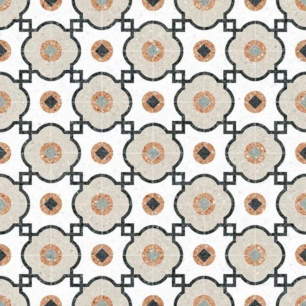 Керамогранит NIZA Octogono Grimaud Multicolor 20x20 от Vives Ceramica (Испания)