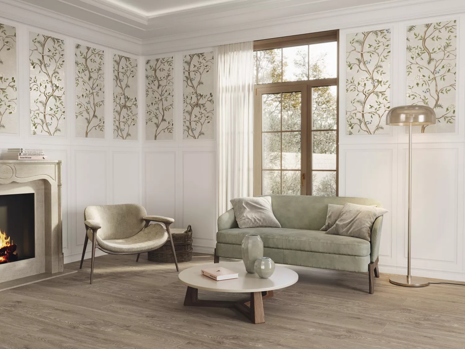 Керамическая плитка MOLDURA BELLAGIO BIANCO 2X60 (Испания)
