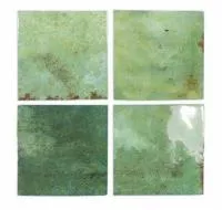 Настенная плитка ENAMEL SQUARE MOSS (123078) 12.5x12.5 от DNA Tiles (Испания)