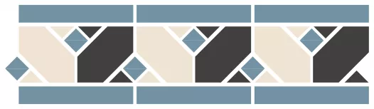 York Blue Border