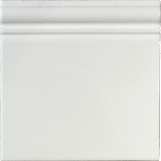 Grazia Boiserie Origins · ZOCCOLO 20X20 BIANCO CRAQUELE'