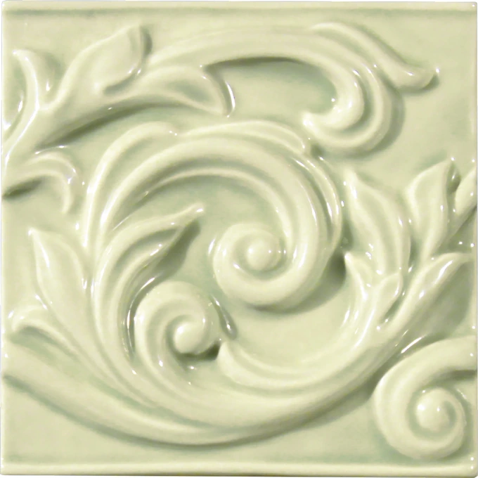 Grazia Essenze · VOLUTA 13X13 FELCE CRAQUELE