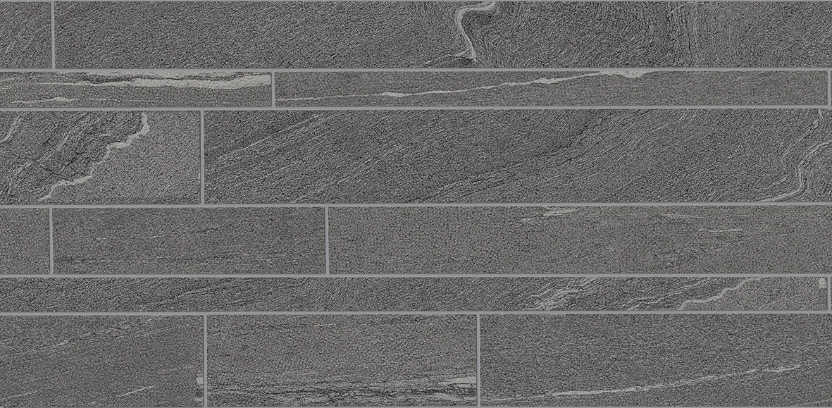Ergon Stone Talk Listelli Sfalsati Martellata Dark Naturale 30x60 см