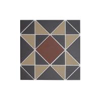 Topcer Victorian designs and borders Мозаика керамическая сетка 28,4х28,4 см, цвет: бежевый, серый, коричневый