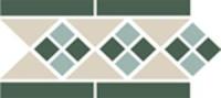 Бордюр Border LISBON with 1 strip (Tr.16, Dots 13+18, Strips 18) 28x15 от TopCer (Португалия)