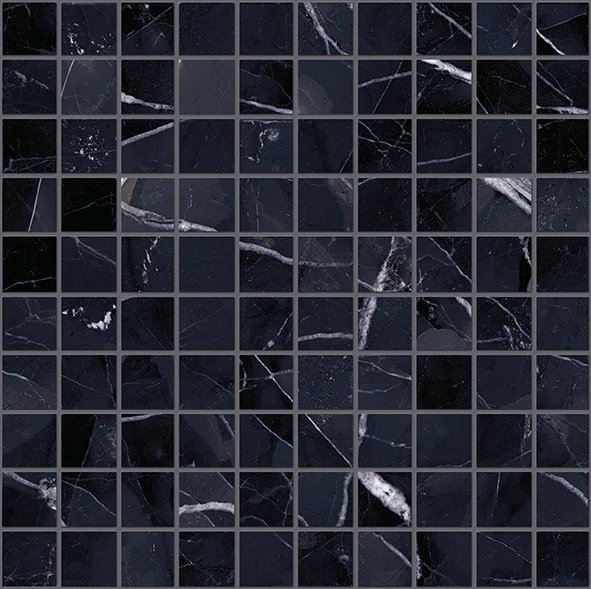 Emil Tele Di Marmo Revolution Mosaico 30 X 30 Calacatta Black Naturale 30x30 см