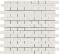 Мозаика керамогранит Marvel Stone Bianco D. Mosaico Lapp. Burattato (AS31) 29.8x29.8 от Atlas Concorde (Италия)