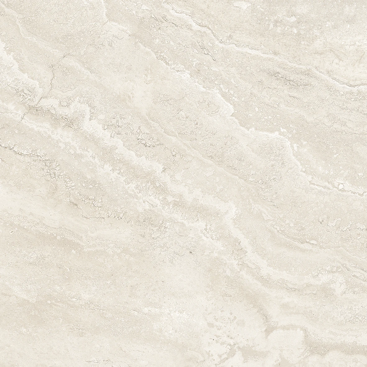 Emil Dual Travertine Poro Chiuso White Silktech 60x60 см