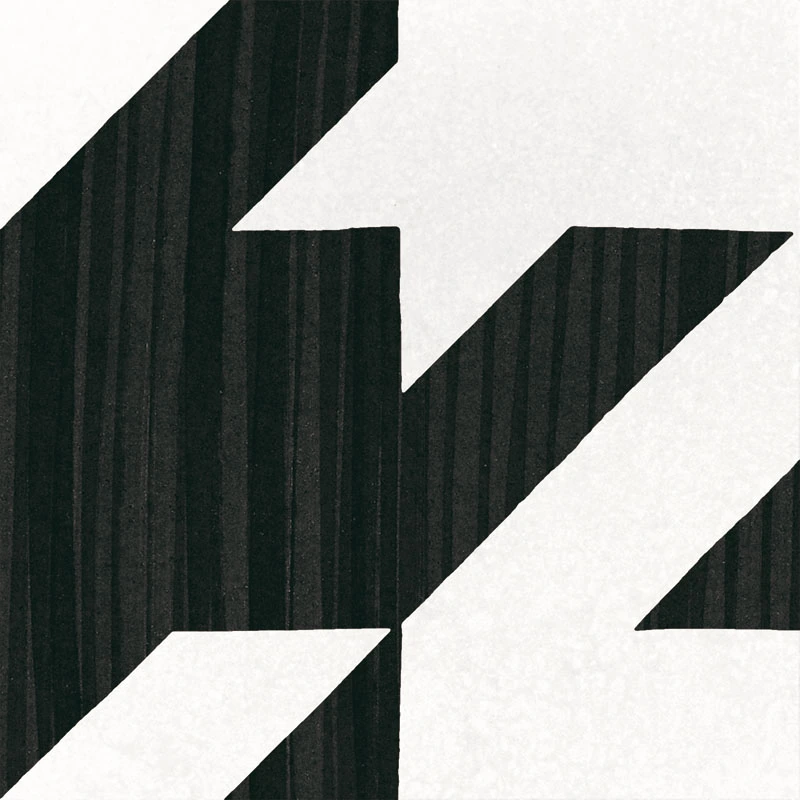 CAPRICE DECO Tweed B&W 20x20