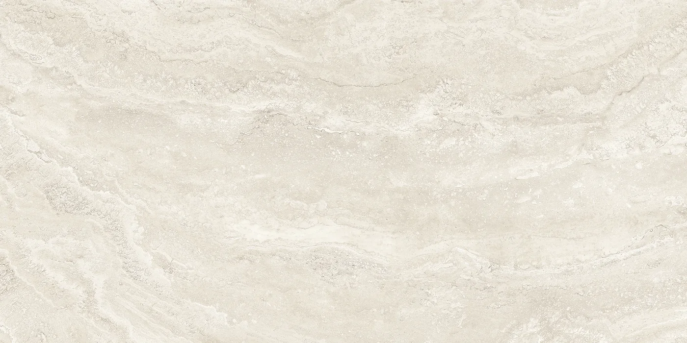 Emil Dual Travertine Poro Chiuso White Silktech 60x120 см