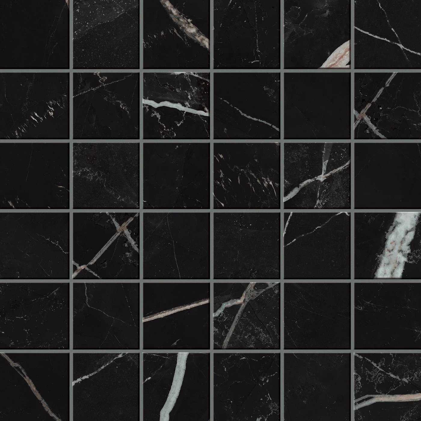 Мозаика Empire Calacatta Black Mosaic Polished 30×30