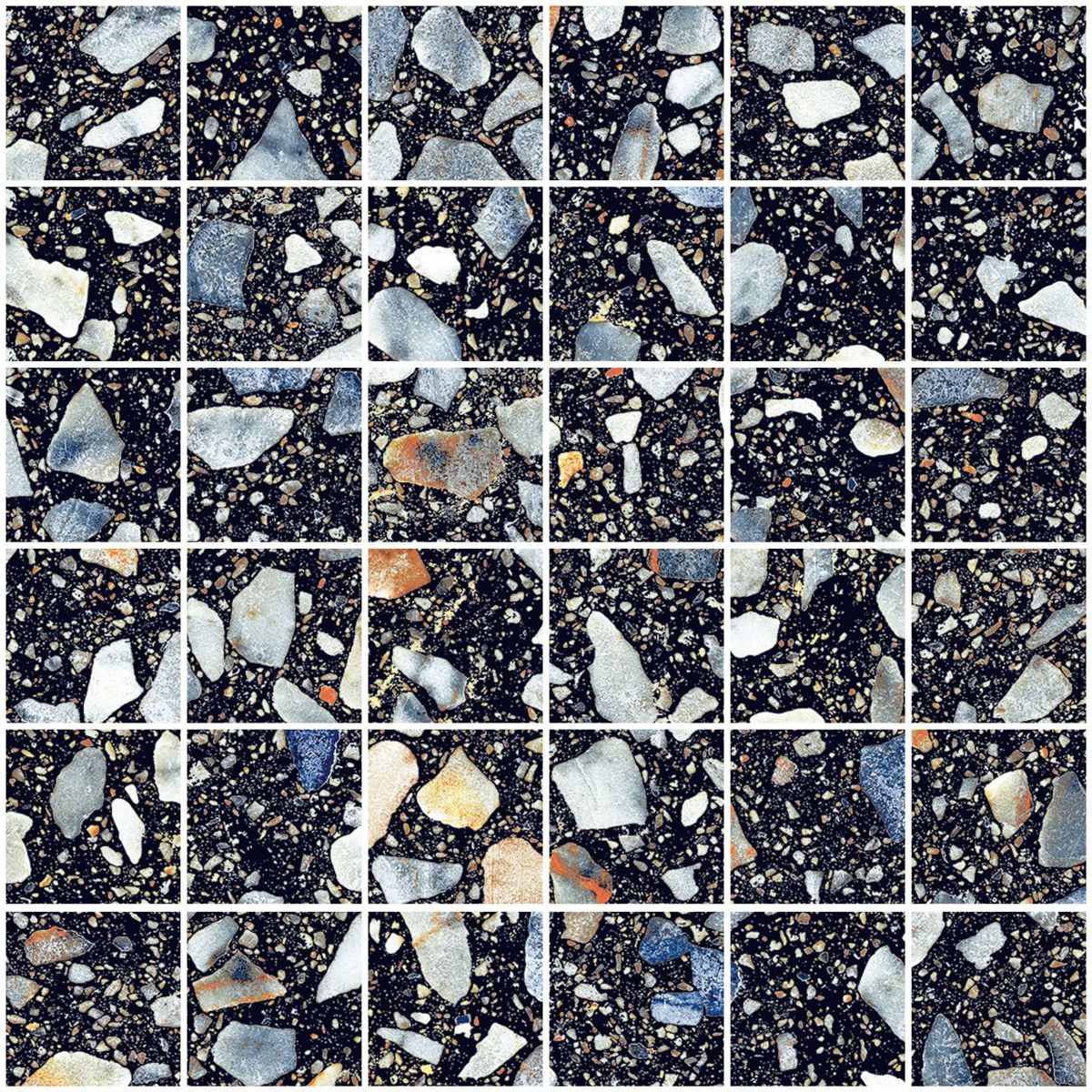 Керамогранит Mosaico Glow Plus Night 30×30
