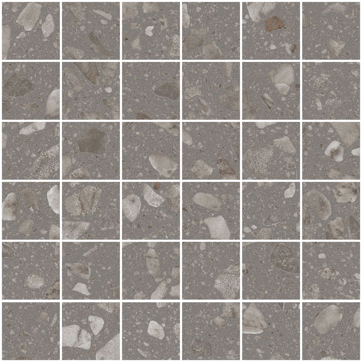 Керамогранит Mosaico Glow Grey Silk 30×30