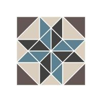 Topcer Victorian designs and borders Мозаика керамическая сетка 30x30 см, цвет: черный, синий, серый