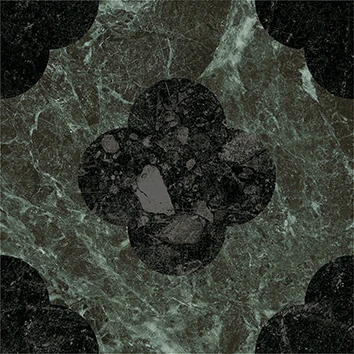 Керамогранит Dandy Pin Green_ Black 18.6x18.6