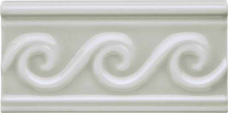 Бордюр NERI RELIEVE OLAS PB SILVER MIST (ADNE4132) 7.5x15 от ADEX (Испания)