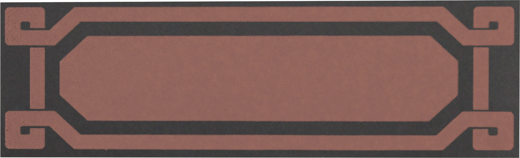 Grazia Old England · 6X20 LIST DEC.BLACK CHESTER