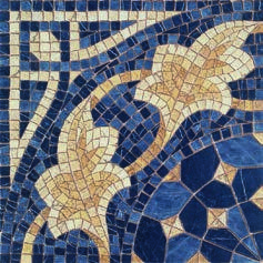 Cantonera Laertes Azul 43.5x43.5