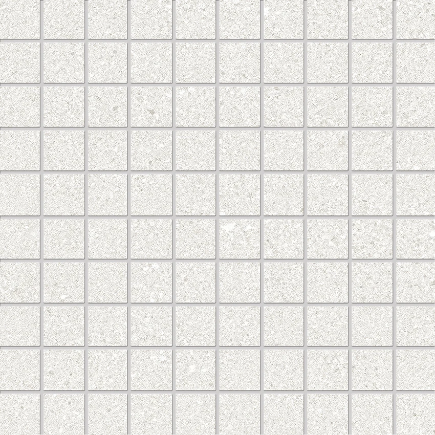Ergon Grainstone Mosaico 30 X 30 Fine Grain White Naturale 30x30 см