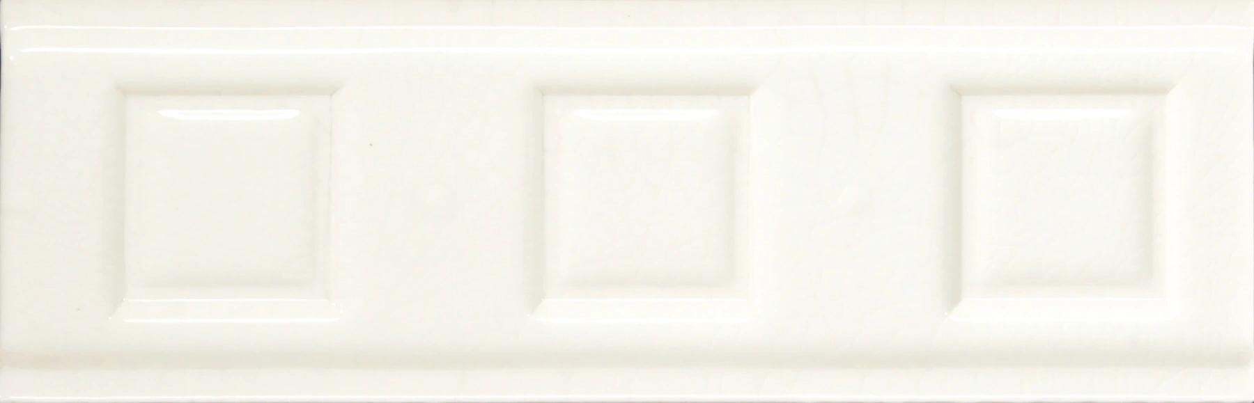 Grazia Boiserie Origins · SQUARE 6,5X20 BIANCO CRAQUELE'