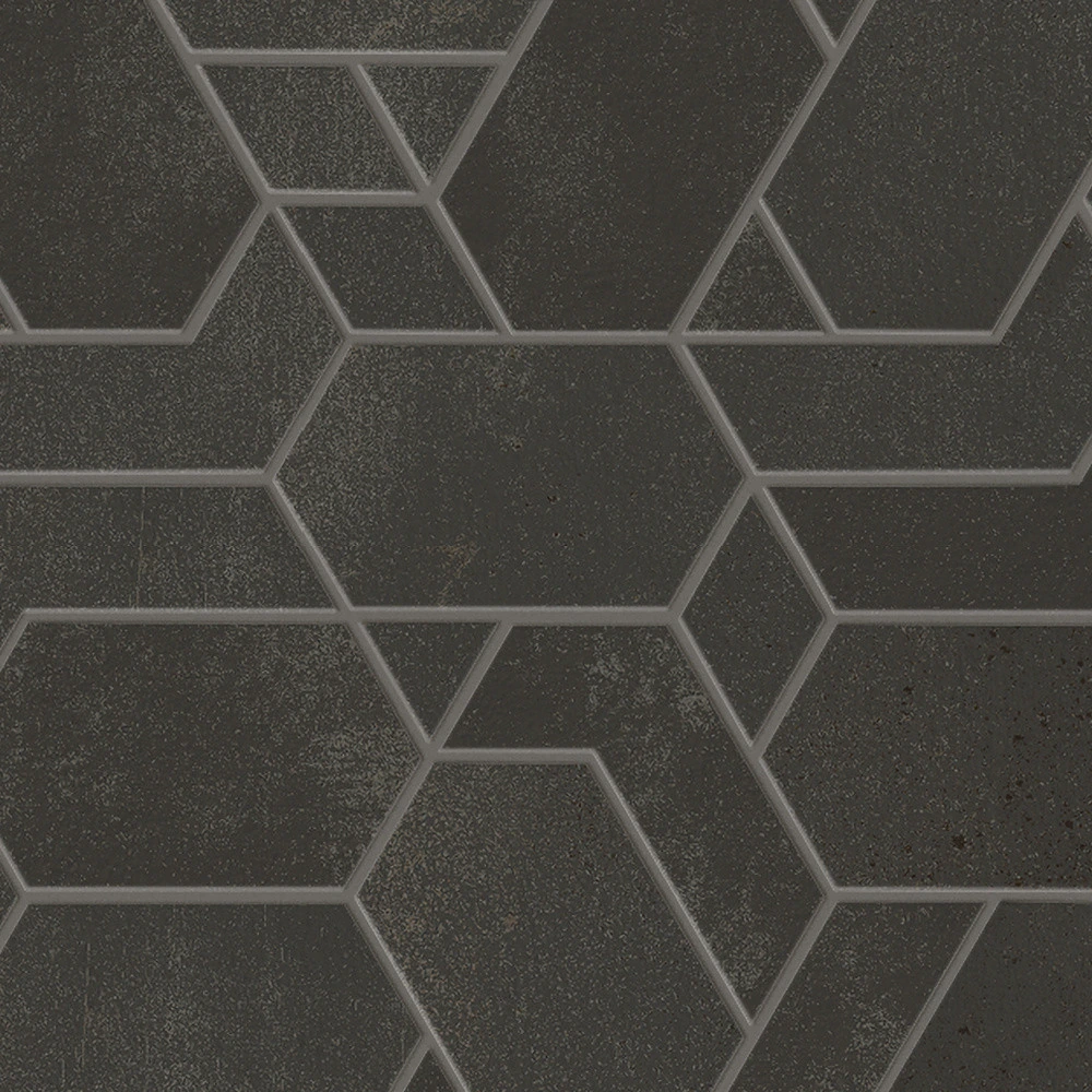 Мозаика Boost Tarmac Mosaico Shapes 31×33.5