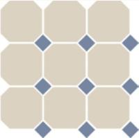 Керамогранит 4416 OCT11-1Ch White OCTAGON 16/Blue Cobait Dots 11 30x30 от TopCer (Португалия)