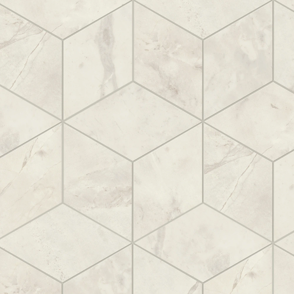 Мозаика Marvel X Calacatta Perla Mosaico Esagono Silk 30×35