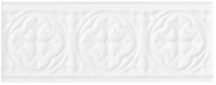 Бордюр STUDIO БОРДЮР RELIEVE PALM BEACH SNOW CAP (ADST4001) 7.5x19.8 от ADEX (Испания)