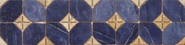 Бордюр Tira Iliada-PR Azul 10.8x43.5 от Vives Ceramica (Испания)
