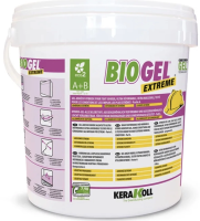 Клей-гель гибридный двухкомпонентный для всех видов материалов Kerakoll Biogel Extreme White