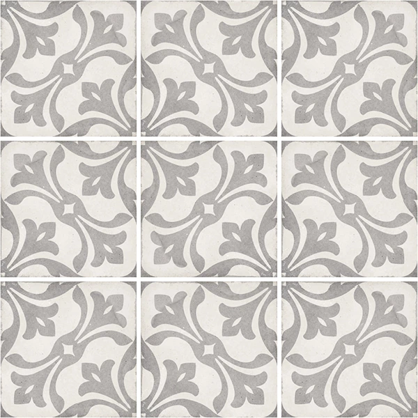 ART NOUVEAU La Rambla Grey 20x20