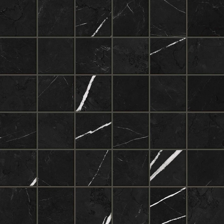 Мозаика Forte dei Marmi Elegant Black Mosaic Лаппатированная 30×30