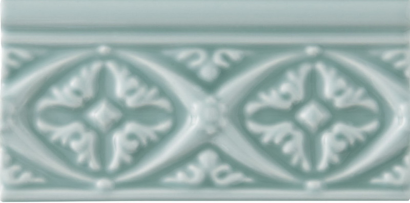 Бордюр NERI RELIEVE BIZANTINO SEA GREEN (ADNE4146) 7.5x15 от ADEX (Испания)