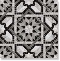 Керамогранит Via Appia Cilena Negro 43.5x43.5 от Vives Ceramica (Испания)