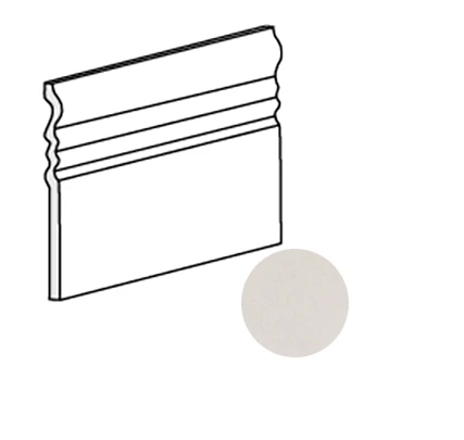 SPLENDOURS Skirting White 15x15